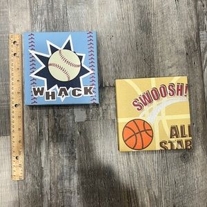 Canvas Sport Wall Hanging